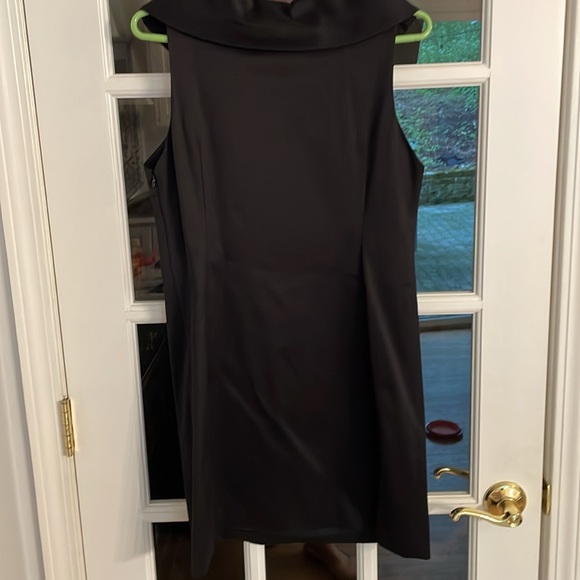 Vintage Milly little black cocktail dress size 8 brushed cotton - Picture 3 of 4